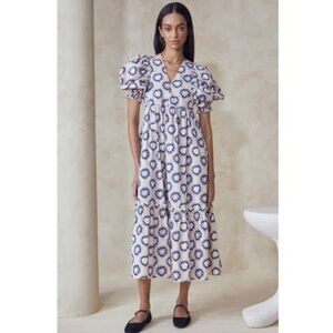 HUNTER BELL NYC palmer dress- london rain sz XS